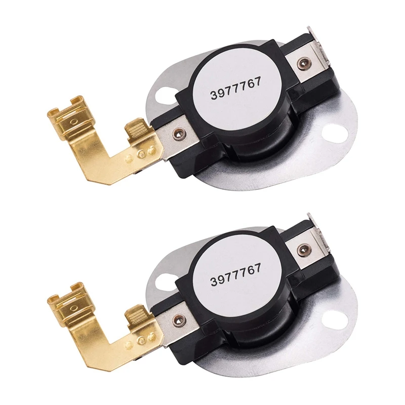Dryer Thermostat Replacement Part 3977767 Easy To Install - Replaces 3399693 WP3977767 WP3977767VP
Dryer Thermostat Replacement Part 3977767 Easy To Install - Replaces 3399693 WP3977767 WP3977767VP