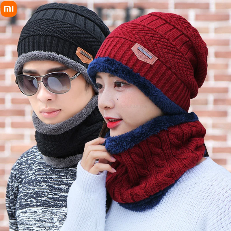 Xiaomi New Winter Knit Cap Men and Women Outdoor Warm Thickening Plus Velvet Loose Winter Hat with Scarf Brand Winter Mask Hat
Xiaomi New Winter Knit Cap Men and Women Outdoor Warm Thickening Plus Velvet Loose Winter Hat with Scarf Brand Winter Mask Hat