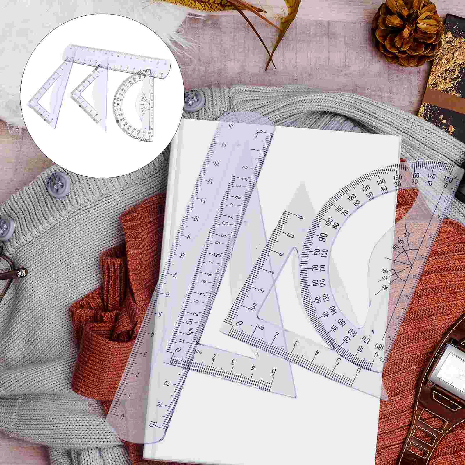 Soft Ruler Students Drawing Tool Major School Supply Stationery Multi-functional Professional Drafting Triangle
Soft Ruler Students Drawing Tool Major School Supply Stationery Multi-functional Professional Drafting Triangle
