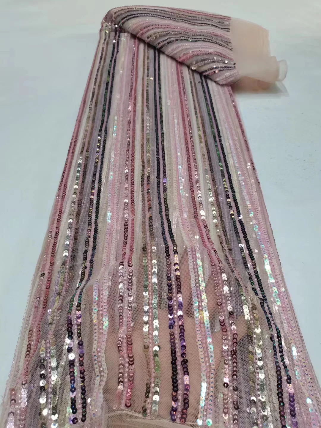 Familiar High Quality African Sequin Lace Fabric Latest Nigeria Tulle Lace Fabric Embroidered Sequence Lace Fabric QC21951
Familiar High Quality African Sequin Lace Fabric Latest Nigeria Tulle Lace Fabric Embroidered Sequence Lace Fabric QC21951