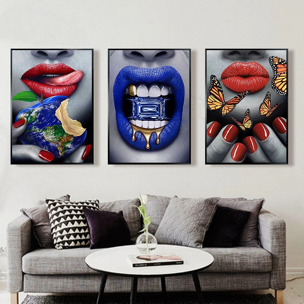 Sexy Red Lips Canvas Poster and Prints Abstract Oil Painting Wall Art Nordic Modern Pictures Bedroom Living Room Office Decor
Sexy Red Lips Canvas Poster and Prints Abstract Oil Painting Wall Art Nordic Modern Pictures Bedroom Living Room Office Decor