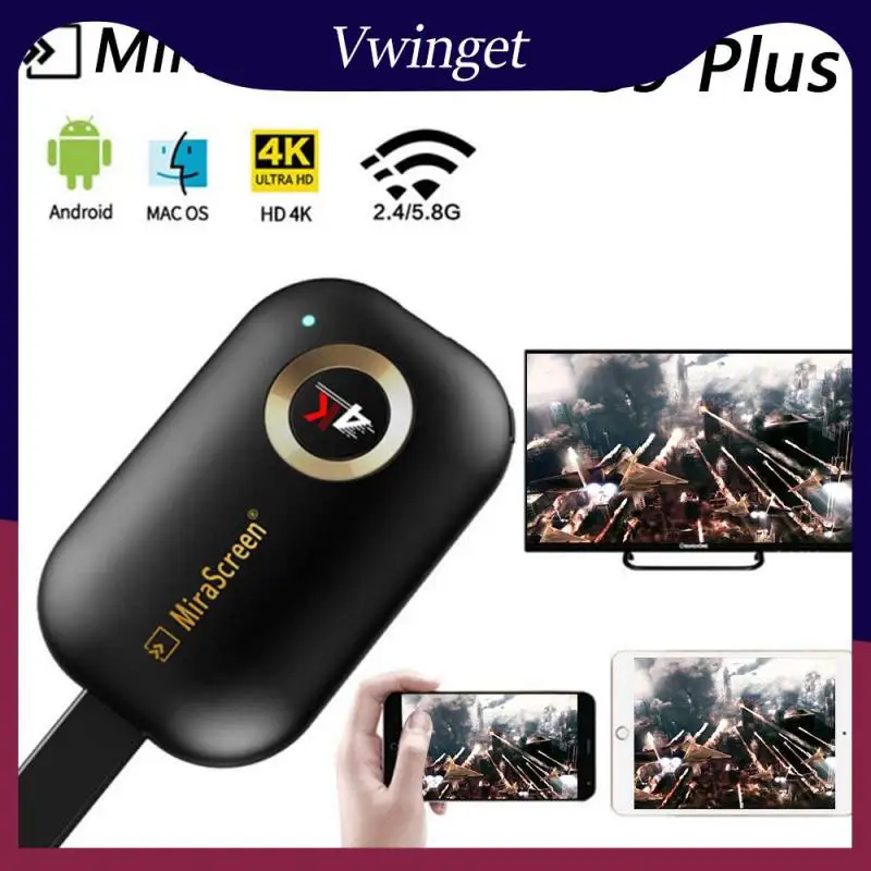 

Wifi Mirascreen 2.4g/5g 4k Miracast Tv Stick H.265 Hd G9 Plus For Ios Android Windows Display Dongle Receiver For Dlna Airplay