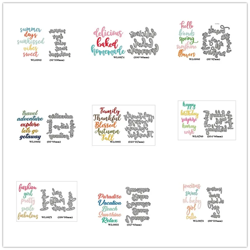 Family Metal Cutting Dies Templates for DIY Scrapbooking Stencil Diary Photo Album Craft Decorat Paper Card Embossed Letter
Family Metal Cutting Dies Templates for DIY Scrapbooking Stencil Diary Photo Album Craft Decorat Paper Card Embossed Letter