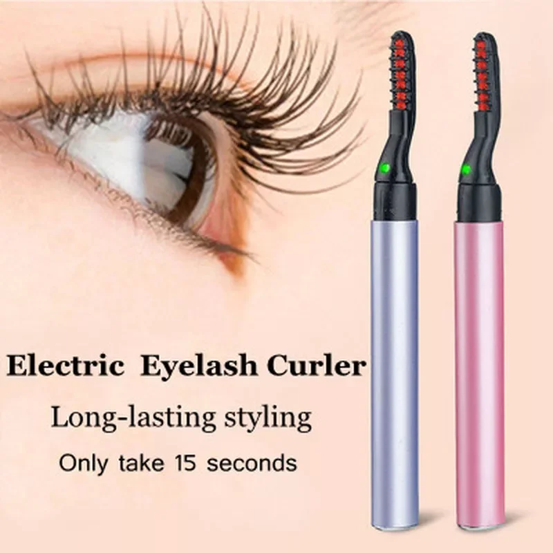 Portable Pen Style Heated Eyelash Curler Makeup Eye Lashes Long Lasting EyeLash Curler Heat For Women Cosmetics
Portable Pen Style Heated Eyelash Curler Makeup Eye Lashes Long Lasting EyeLash Curler Heat For Women Cosmetics