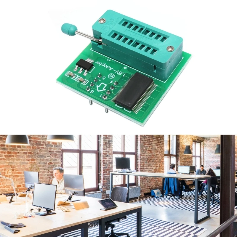 1.8V Adapter for Motherboard SPI Flash SOP8 DIP8 W25 MX25 Use on Programmers TL866CS EZP2019 High Programming Chips
1.8V Adapter for Motherboard SPI Flash SOP8 DIP8 W25 MX25 Use on Programmers TL866CS EZP2019 High Programming Chips
