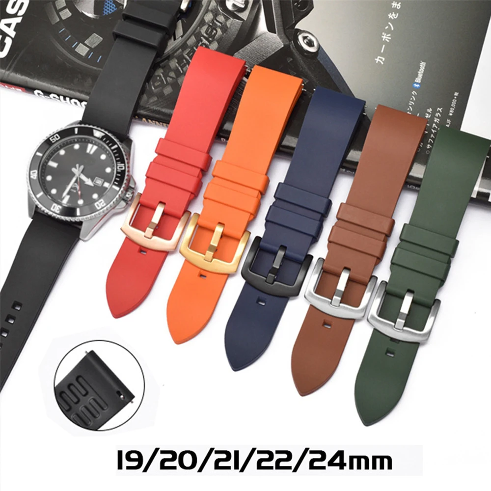 Ремешок силиконовый для часов, 19/20/21/22/24 мм
Ремешок силиконовый для часов, 19/20/21/22/24 мм