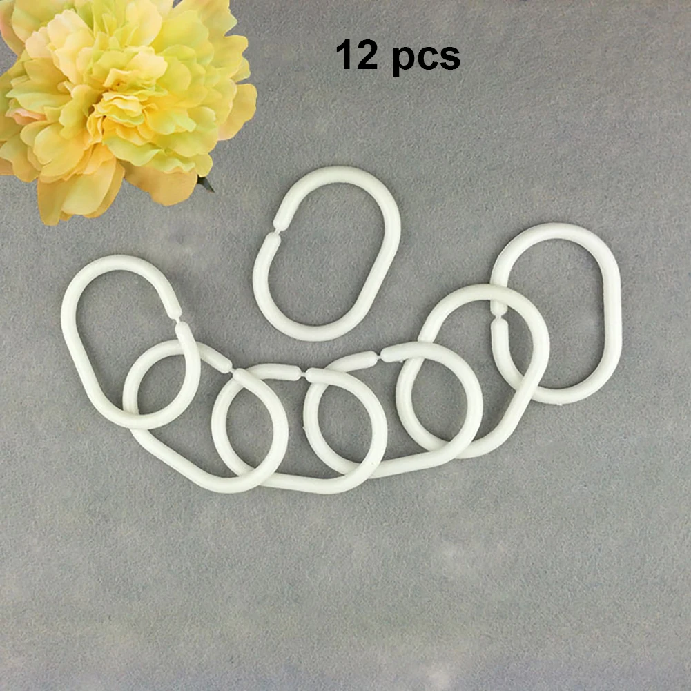 12pcs Portable DIY C Type Plastic Home Decor Modern Bathroom Easy Glide Indoor White
12pcs Portable DIY C Type Plastic Home Decor Modern Bathroom Easy Glide Indoor White