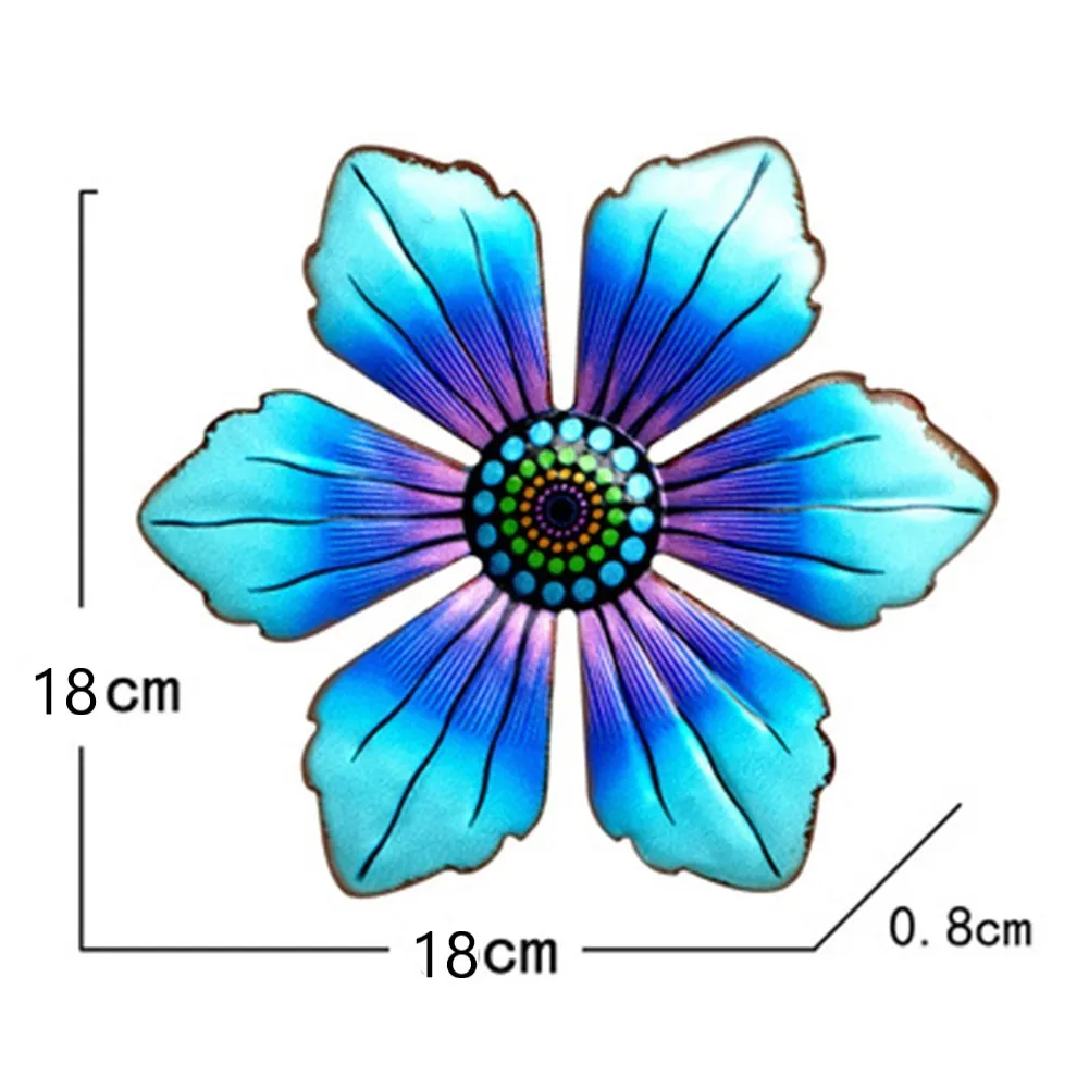 1pc Blue Yellow Green Pink Metal Flower Crafts Wall Art Sculpture Hanging Ornament Indoor Outdoor Living Room Garden Home Decor
1pc Blue Yellow Green Pink Metal Flower Crafts Wall Art Sculpture Hanging Ornament Indoor Outdoor Living Room Garden Home Decor