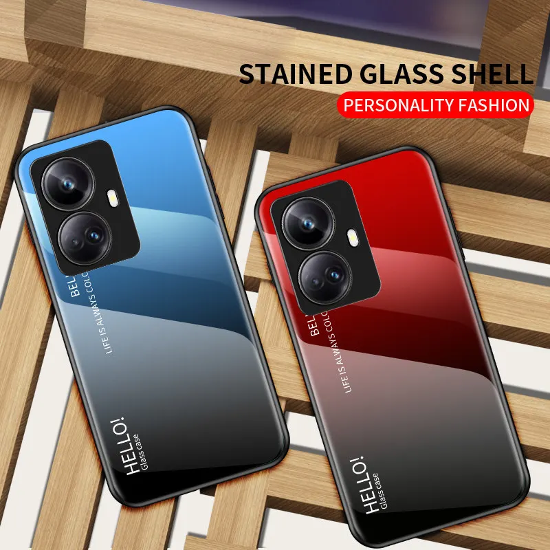 Realme 10 Pro Plus RMX3687 RMX3686 Case Gradient Tempered Glass Back Cover Hard Case for Realme 10 Pro+ Glass Capa Slim Coque
Realme 10 Pro Plus RMX3687 RMX3686 Case Gradient Tempered Glass Back Cover Hard Case for Realme 10 Pro+ Glass Capa Slim Coque