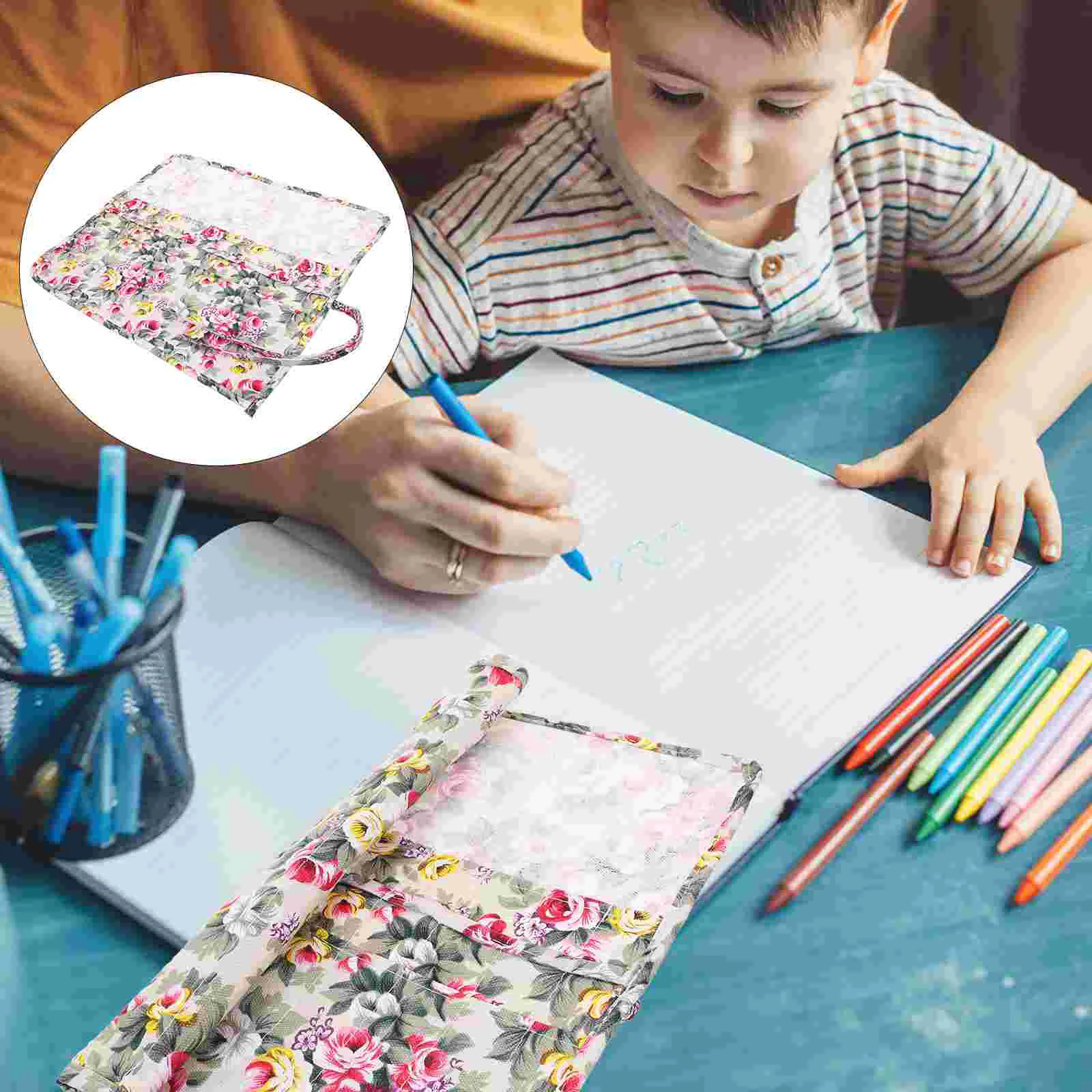 Ручки с 22 слотами, цветные рулонные карманы, тканевые карманы, рулон рулона, фотография
Ручки с 22 слотами, цветные рулонные карманы, тканевые карманы, рулон рулона, фотография