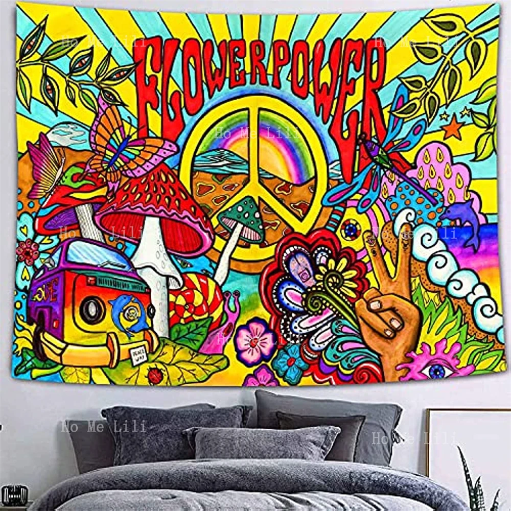 Праздничный хиппи Groovy гобелен, символ мира и любви, красочное искусство, спальни, гостиной, домашний декор
Праздничный хиппи Groovy гобелен, символ мира и любви, красочное искусство, спальни, гостиной, домашний декор