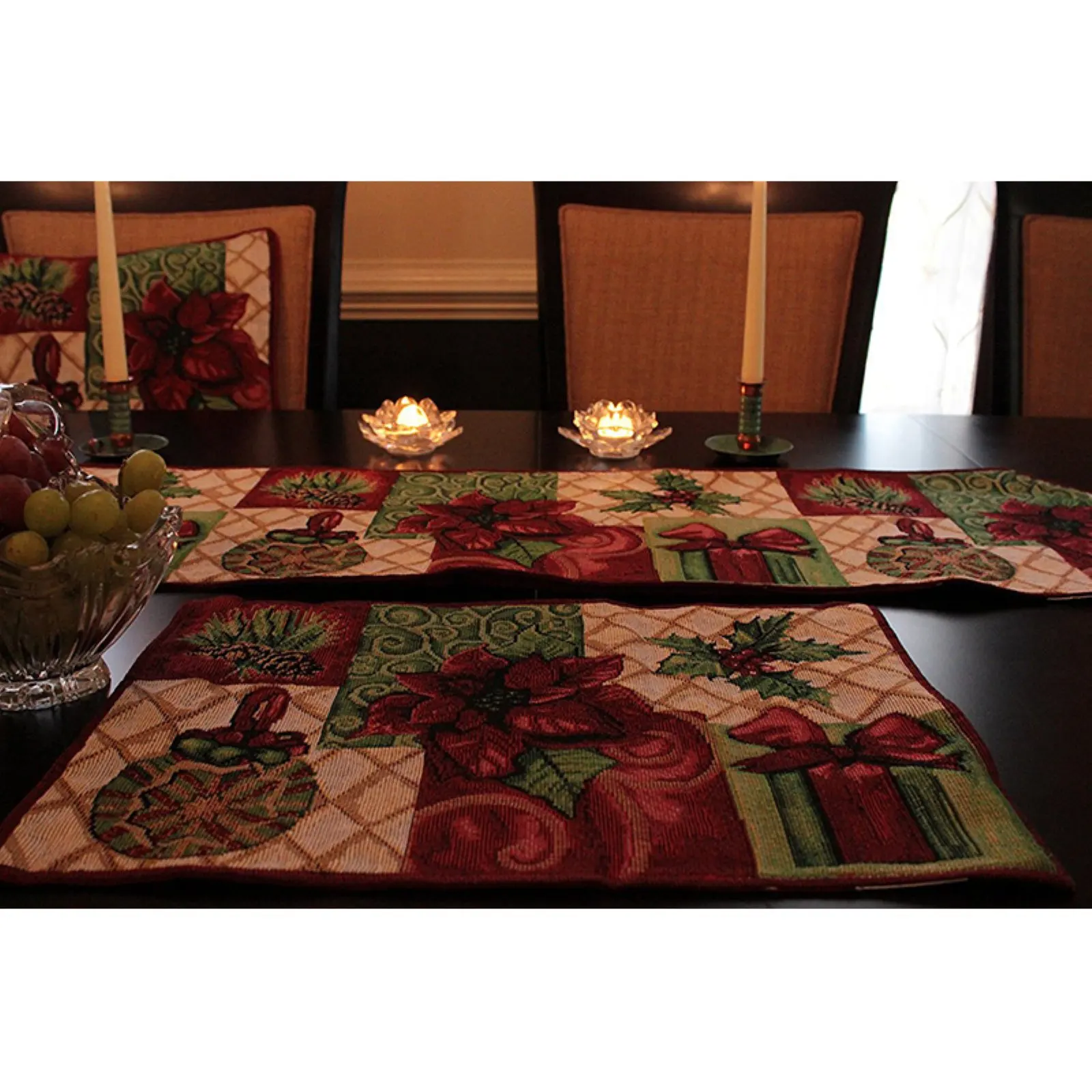 

Tapestry 8 Piece Festive Holiday Tidings Set