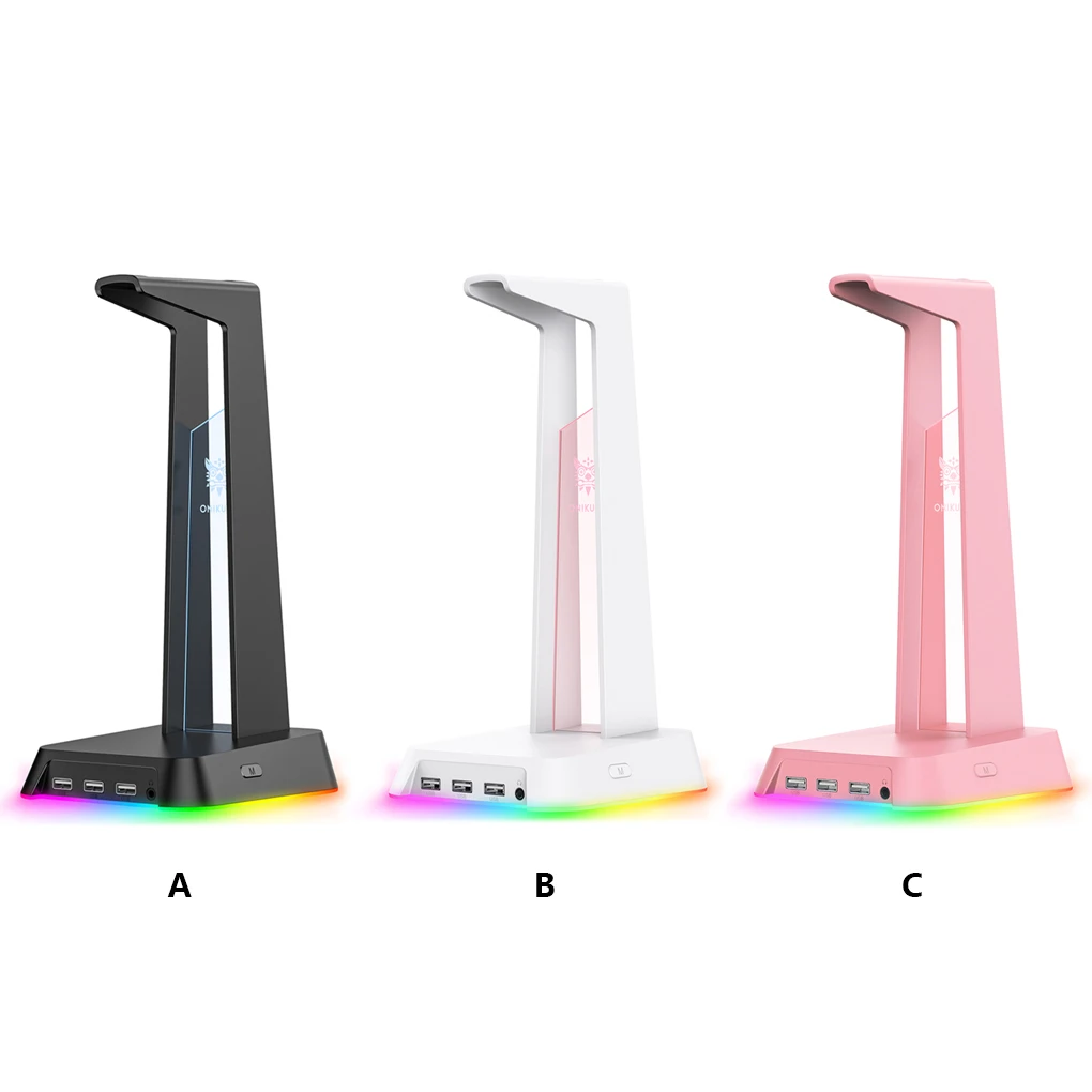 ONIKUMA Headphone Stand Charging Headset Holder Office Net Bar Button Operation RGB Rack Headphones Supplies White
ONIKUMA Headphone Stand Charging Headset Holder Office Net Bar Button Operation RGB Rack Headphones Supplies White
