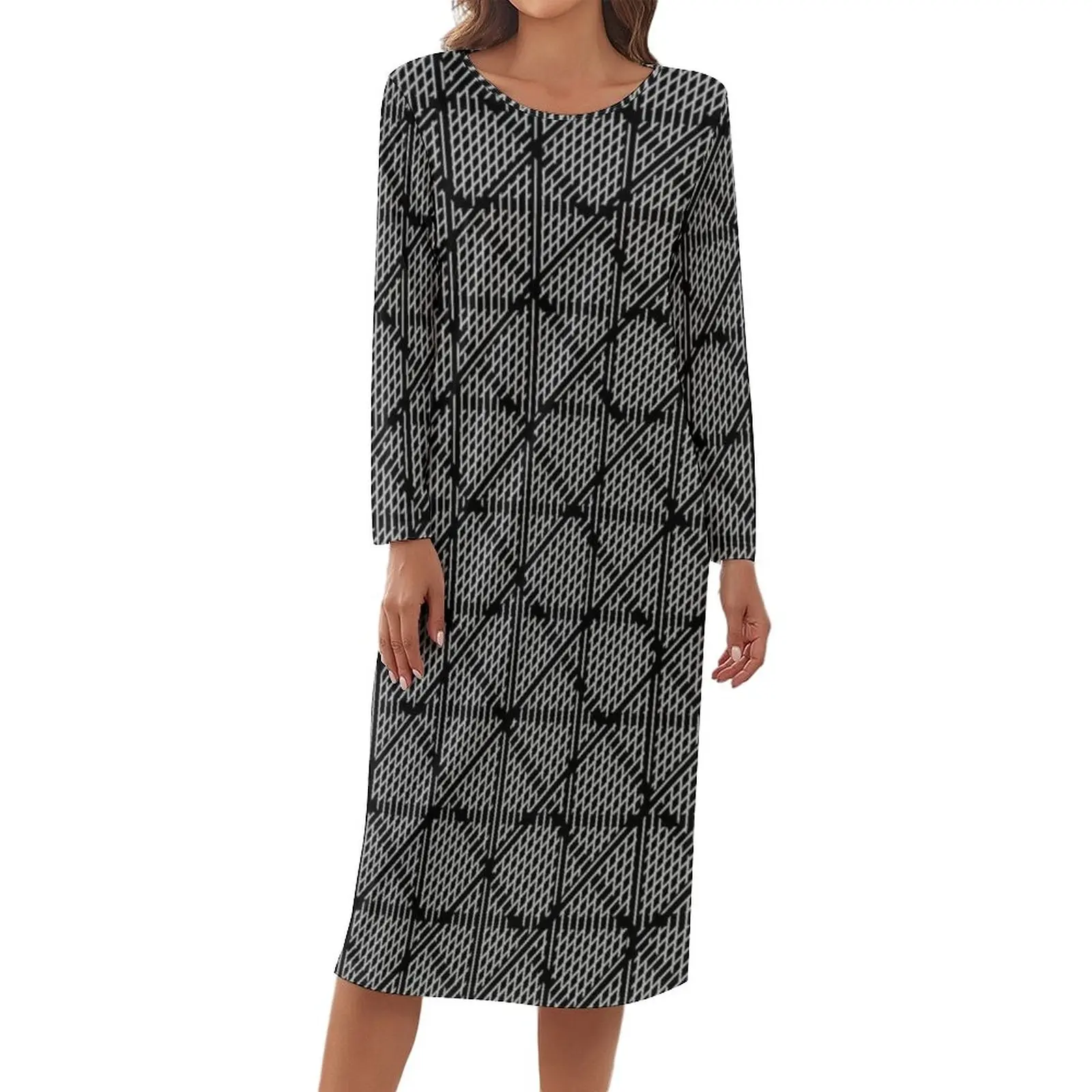 Vintage Nordic Lines Pajamas Long Sleeve Black And White Print Romantic Dress Women Casual Nightwear O Neck Graphic Pajama
Vintage Nordic Lines Pajamas Long Sleeve Black And White Print Romantic Dress Women Casual Nightwear O Neck Graphic Pajama