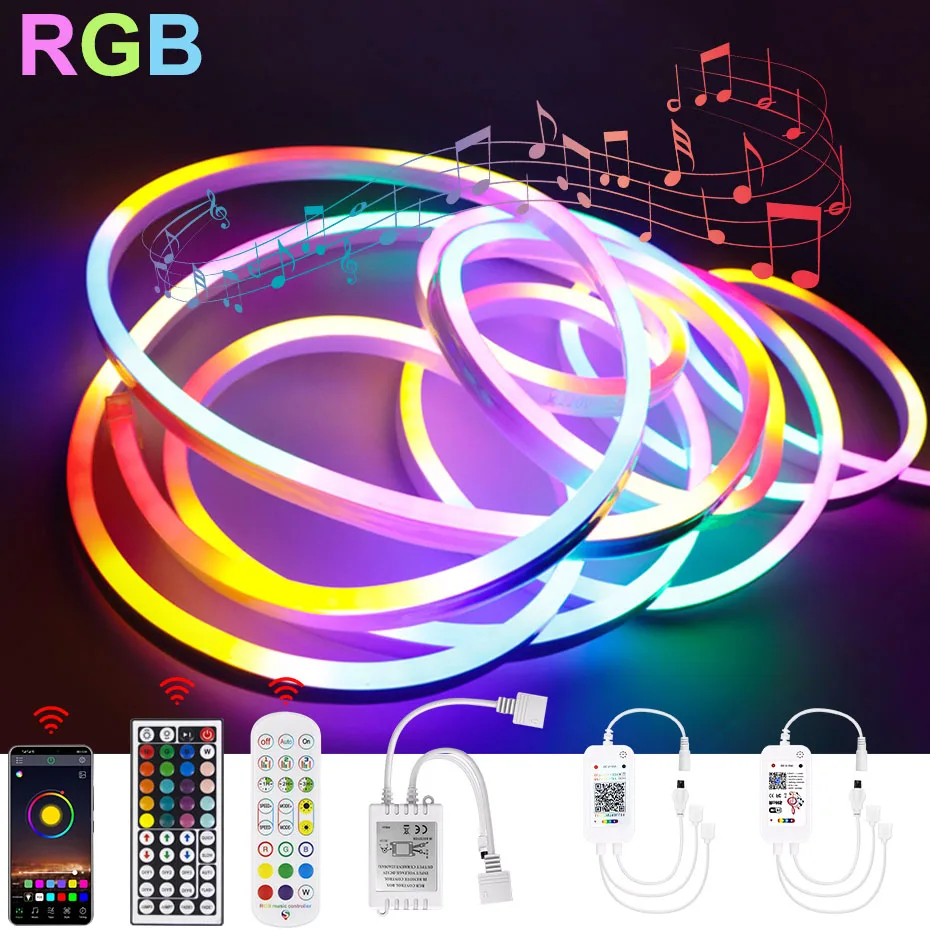Гибкая Водонепроницаемая RGB Светодиодная лента, 12 В, неоновое освещение, 100 см, 500 см, сделай сам, светильник освещение с Buletooth, инфракрасная ла...
Гибкая Водонепроницаемая RGB Светодиодная лента, 12 В, неоновое освещение, 100 см, 500 см, сделай сам, светильник освещение с Buletooth, инфракрасная ла...