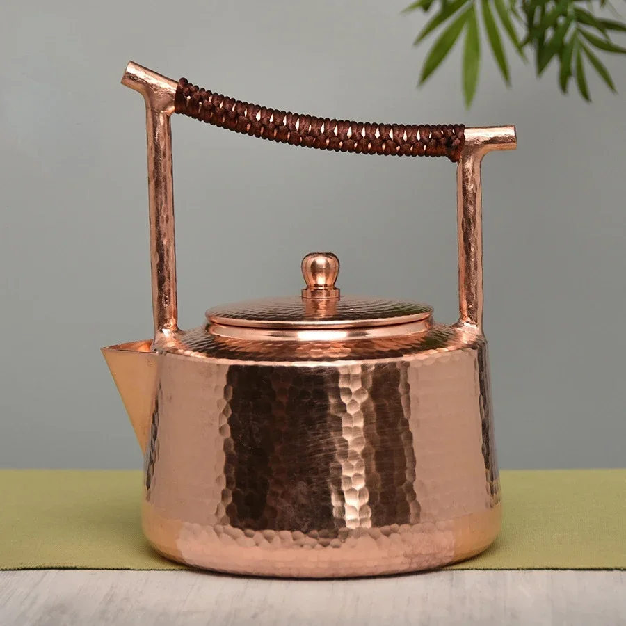 1200ml Thickened Pure Copper TeaPot Kettle Hand Made Teapot Tea Art Pot Kung Fu Tea Set Accessories
1200ml Thickened Pure Copper TeaPot Kettle Hand Made Teapot Tea Art Pot Kung Fu Tea Set Accessories