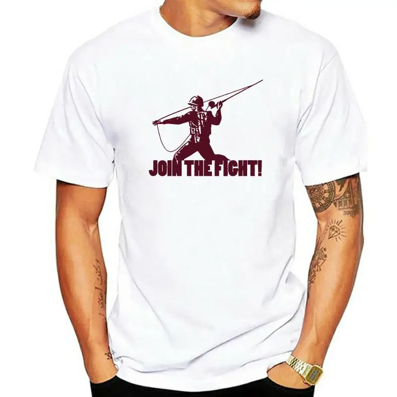 Camiseta de algodón para hombre, prenda de vestir, de alta calidad, con estampado de Fly Fishinger Join The Fighter, color negro
Camiseta de algodón para hombre, prenda de vestir, de alta calidad, con estampado de Fly Fishinger Join The Fighter, color negro