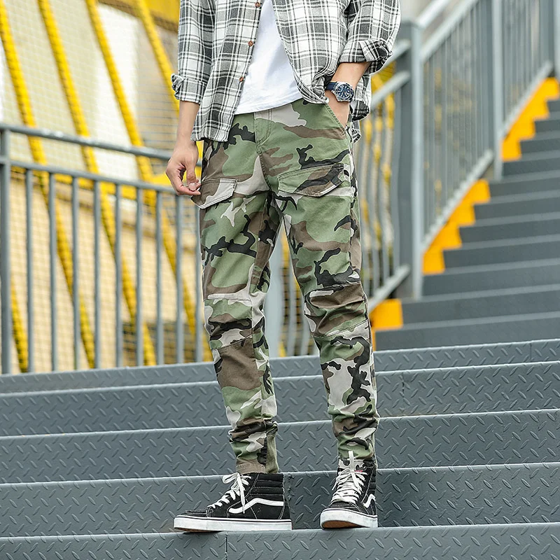 Men's 2023 Autumn New Fashion Full Length Pants Tactical Camo Cargo Pants Breathable Cotton Casual Spring Overalls
Men's 2023 Autumn New Fashion Full Length Pants Tactical Camo Cargo Pants Breathable Cotton Casual Spring Overalls