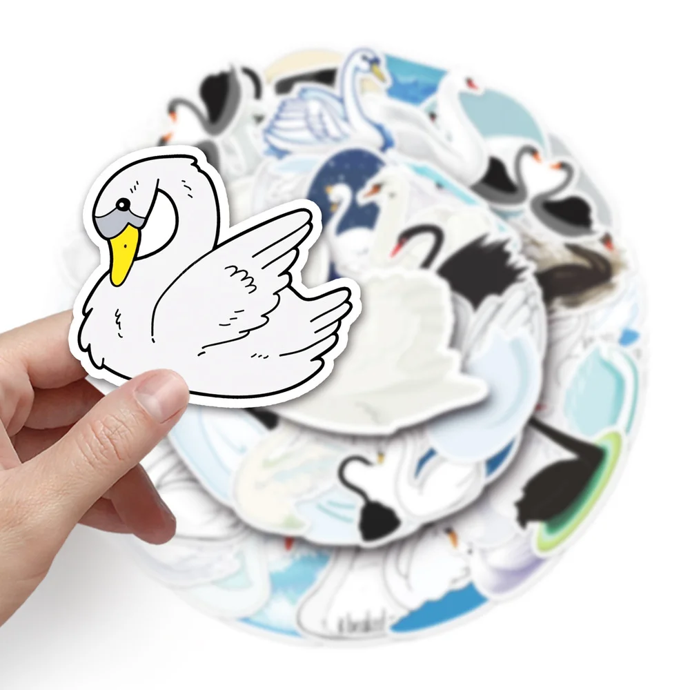 10/50pcs Cute Swan Animal Cartoon Stickers Toys DIY Laptop Scrapbook Suitcase Phone Stationery Graffiti Car Decal Kids Sticker
10/50pcs Cute Swan Animal Cartoon Stickers Toys DIY Laptop Scrapbook Suitcase Phone Stationery Graffiti Car Decal Kids Sticker