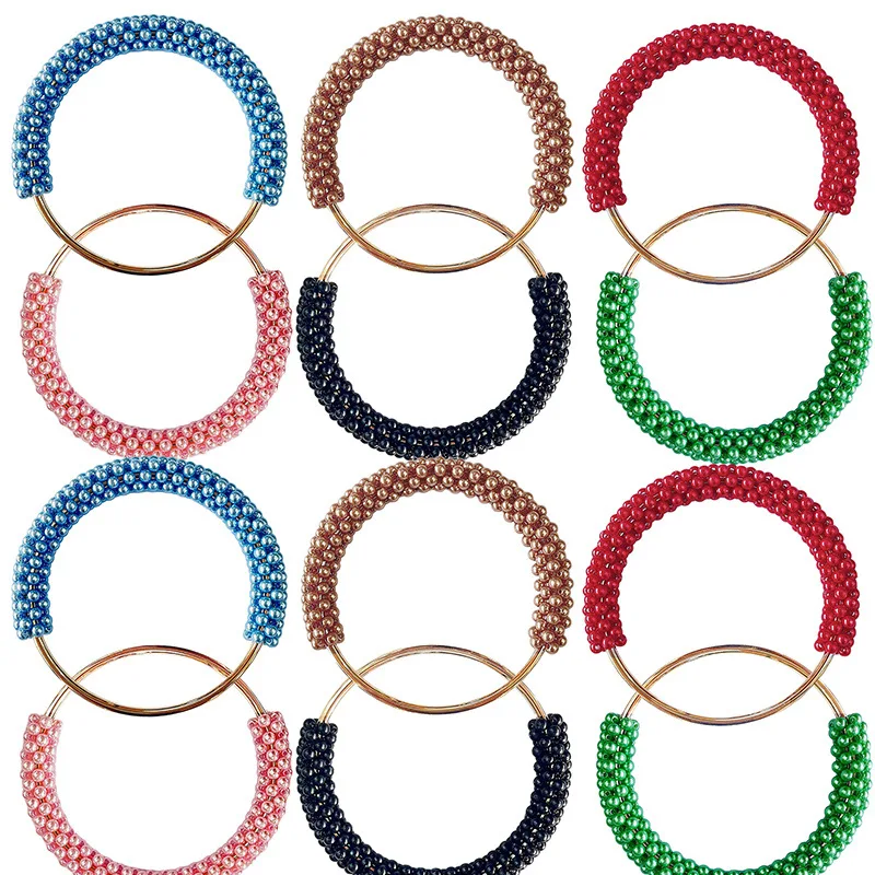 1PC Exquisite Pearl Braided Bag Handle Hoop Ring Handbag Wristband Luggage Accessories for Women and Men 12*11cm
1PC Exquisite Pearl Braided Bag Handle Hoop Ring Handbag Wristband Luggage Accessories for Women and Men 12*11cm