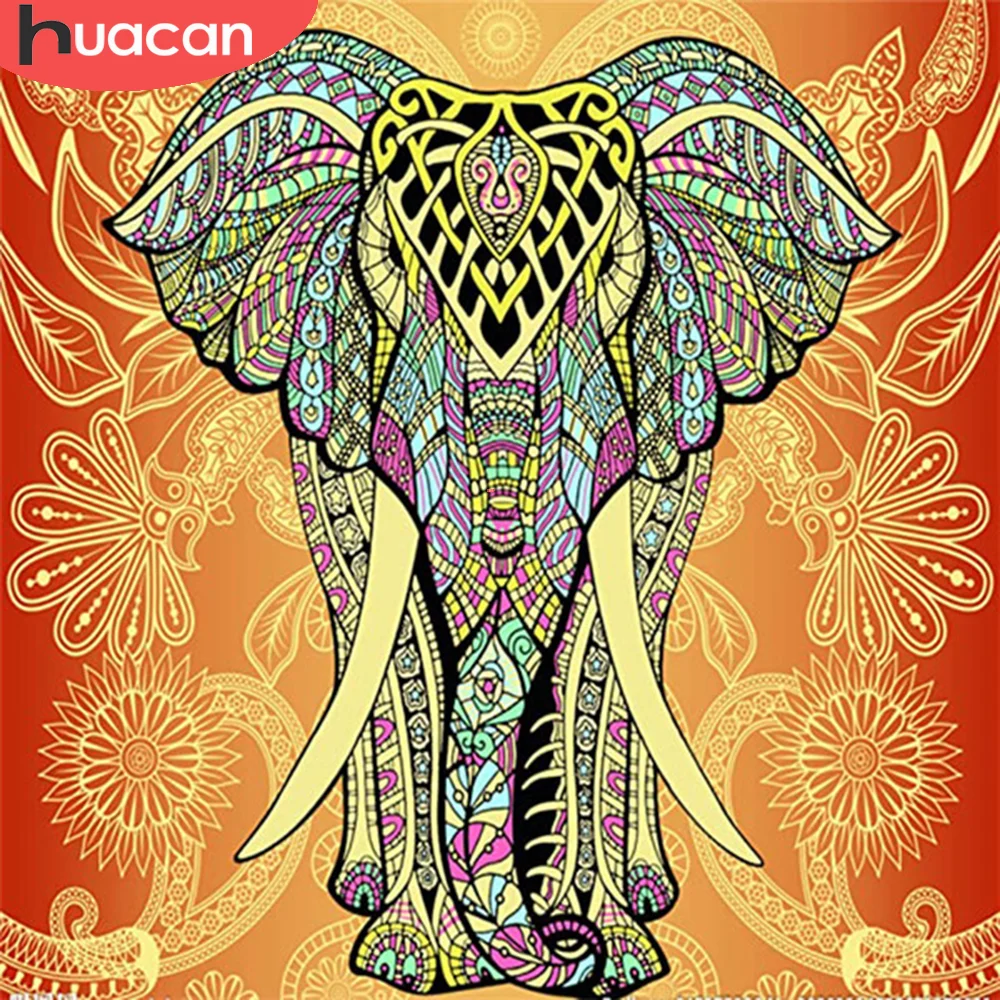 HUACAN 5D DIY Diamond Painting Elephant Full Drill Square Diamond Embroidery Animal Mosaic Picture Of Rhinestone Decor For Home
HUACAN 5D DIY Diamond Painting Elephant Full Drill Square Diamond Embroidery Animal Mosaic Picture Of Rhinestone Decor For Home