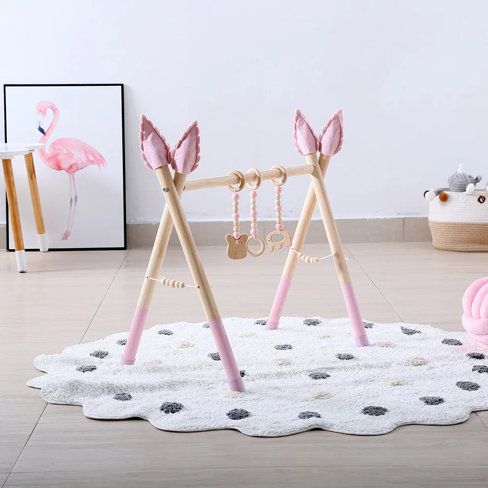 Decoration Nordic Style Wooden Fitness Equipment Ornaments Newborn Baby Baby Fitness Rack Children's Toys
Decoration Nordic Style Wooden Fitness Equipment Ornaments Newborn Baby Baby Fitness Rack Children's Toys