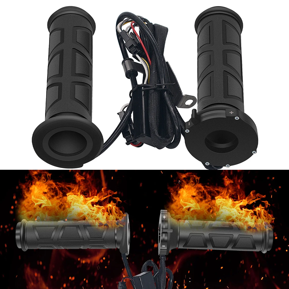 2pcs Left Right Heated Handles Adjustable Motorcycle Heated Grips Electric Handlebar Grips Cover Kit No Throttle Core Model
2pcs Left Right Heated Handles Adjustable Motorcycle Heated Grips Electric Handlebar Grips Cover Kit No Throttle Core Model