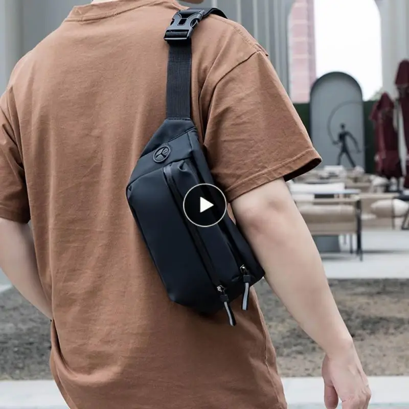 Chest Bag Waterproof Men's Waist Bag Personality Leisure Outdoor Sports Shoulder Messenger Bag Fashion Korean Trend Cycling Bag
Chest Bag Waterproof Men's Waist Bag Personality Leisure Outdoor Sports Shoulder Messenger Bag Fashion Korean Trend Cycling Bag