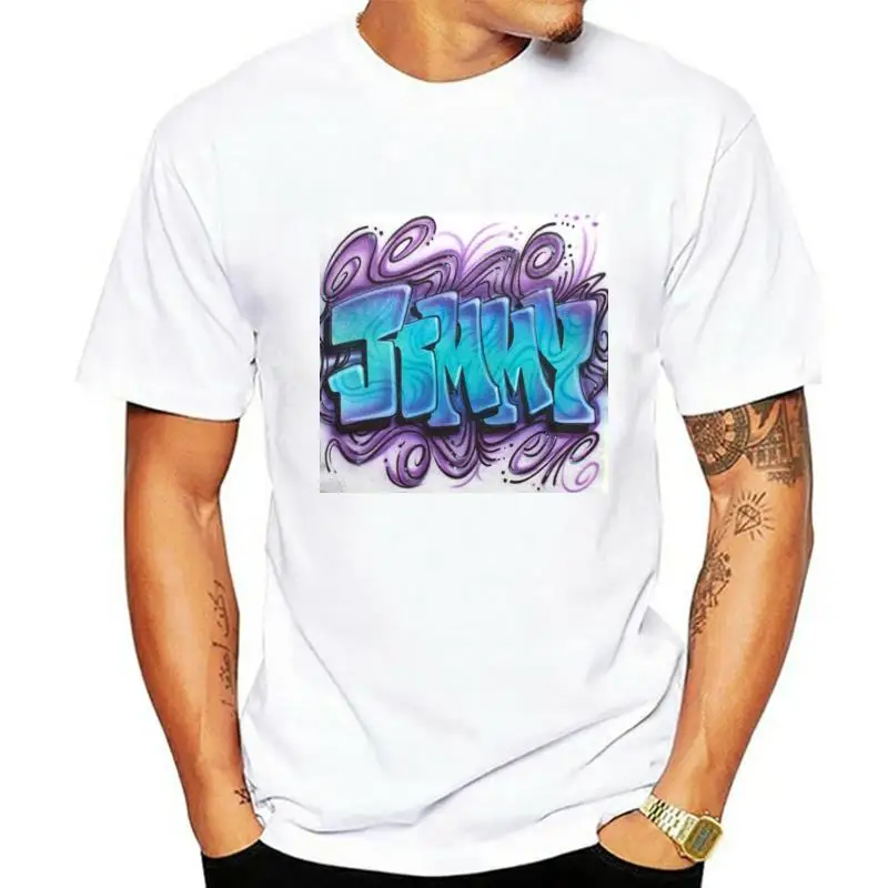 Airbrushed Graffiti Block Letters with Swirls Freestyle Personalized T-Shirt
Airbrushed Graffiti Block Letters with Swirls Freestyle Personalized T-Shirt