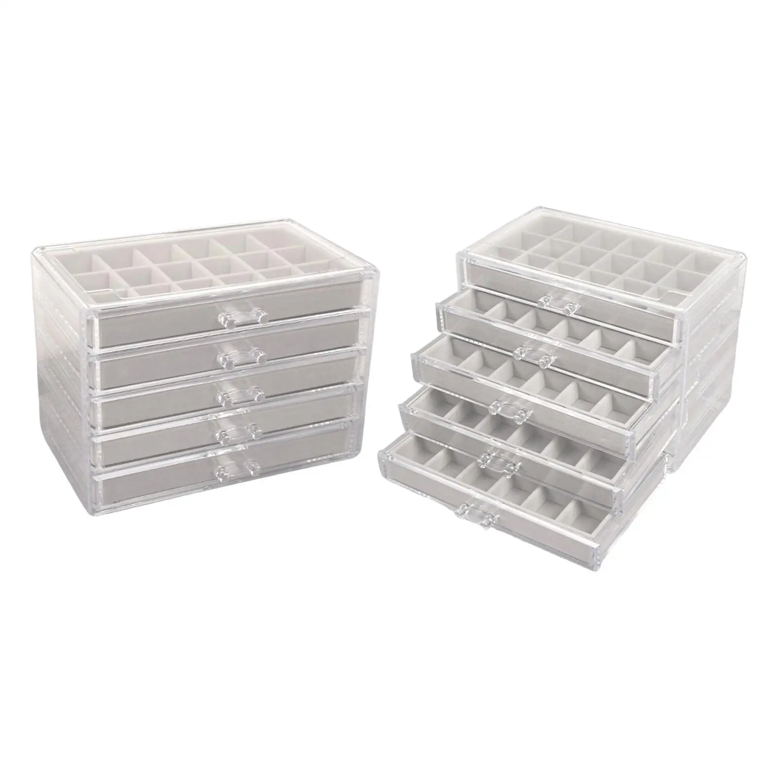 75 Grids Clear Velvet Earring Display Holder Acrylic Jewelry Box for Earrings Ring Bracelet Birthday Gift
75 Grids Clear Velvet Earring Display Holder Acrylic Jewelry Box for Earrings Ring Bracelet Birthday Gift