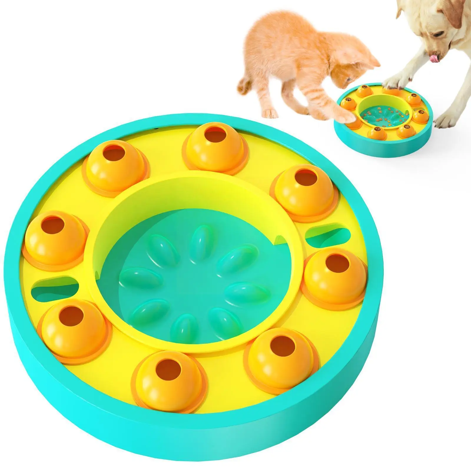 Dog Puzzle Toys Slow Feeder Interactive Increase Puppy Eating Food Training Dogs Iq Slowly Pet Game Nonslip Bowl Dispen B7y0
Dog Puzzle Toys Slow Feeder Interactive Increase Puppy Eating Food Training Dogs Iq Slowly Pet Game Nonslip Bowl Dispen B7y0