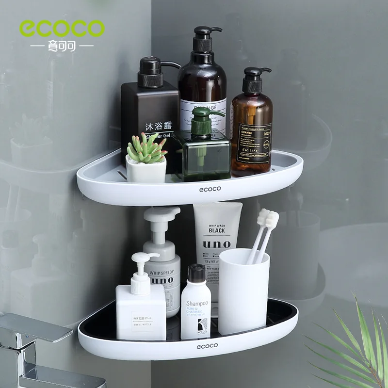 Ecoco Bathroom Shelves No Drill Wall-mount Corner Shelf Organizer Luxury Toilet Shower Shampo Holder Storage Tray Rack Accessory
Ecoco Bathroom Shelves No Drill Wall-mount Corner Shelf Organizer Luxury Toilet Shower Shampo Holder Storage Tray Rack Accessory