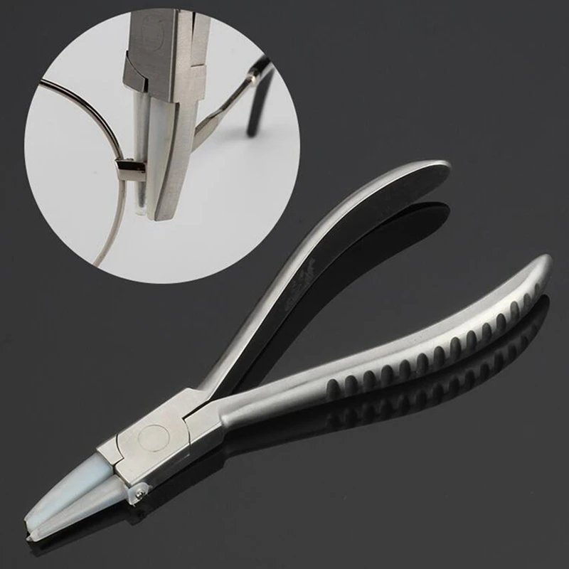 Semi-Circular Square-Headed Pliers Optical Tools Fine-Tuning Glasses Long Service Life
Semi-Circular Square-Headed Pliers Optical Tools Fine-Tuning Glasses Long Service Life