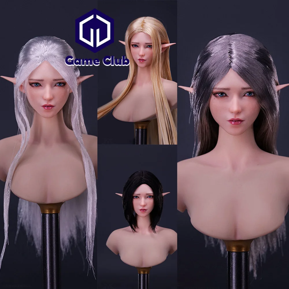 

In Stock YMTOYS YMT079 YMT078 1/6 Female Dream Twin Elf Ears Warm Head Sculpt Carving Model Fit 12'' Action Figures Body Dolls