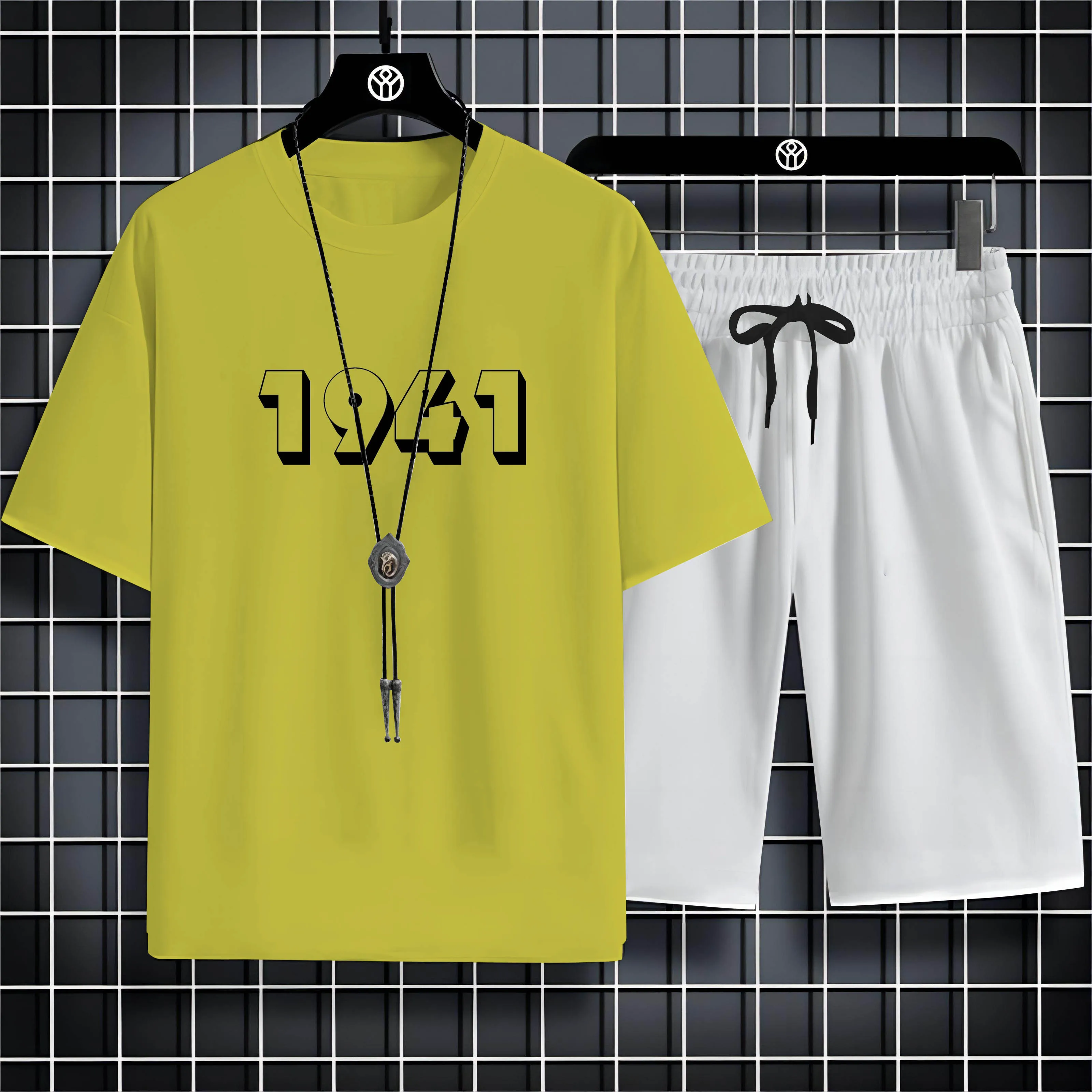 Men'S Crew Neck 2d Number Printed T-Shirt With Solid Color Shorts Case Simple Fashion Oversized Youth Trend Suitable For Summer
Men'S Crew Neck 2d Number Printed T-Shirt With Solid Color Shorts Case Simple Fashion Oversized Youth Trend Suitable For Summer