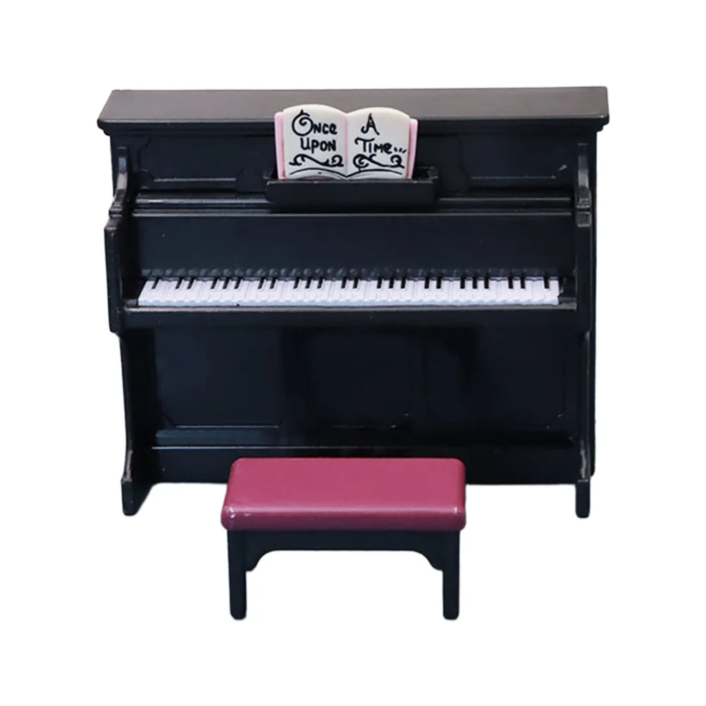 Mini Piano Ornament Novel Photo Prop Decoration Accessory Miniature Furniture Creative DIY Adornment Kids Wooden Toys Decorate 
Mini Piano Ornament Novel Photo Prop Decoration Accessory Miniature Furniture Creative DIY Adornment Kids Wooden Toys Decorate