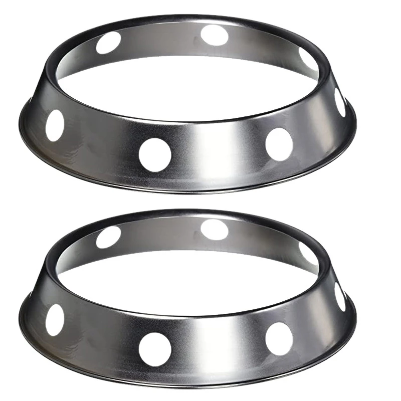 2PCS Stainless Steel Wok Ring Metallic Round Bottom Wok Rack 10.43X11.8Inch Universal Size Inch For Gas Stove Fry Pans
2PCS Stainless Steel Wok Ring Metallic Round Bottom Wok Rack 10.43X11.8Inch Universal Size Inch For Gas Stove Fry Pans