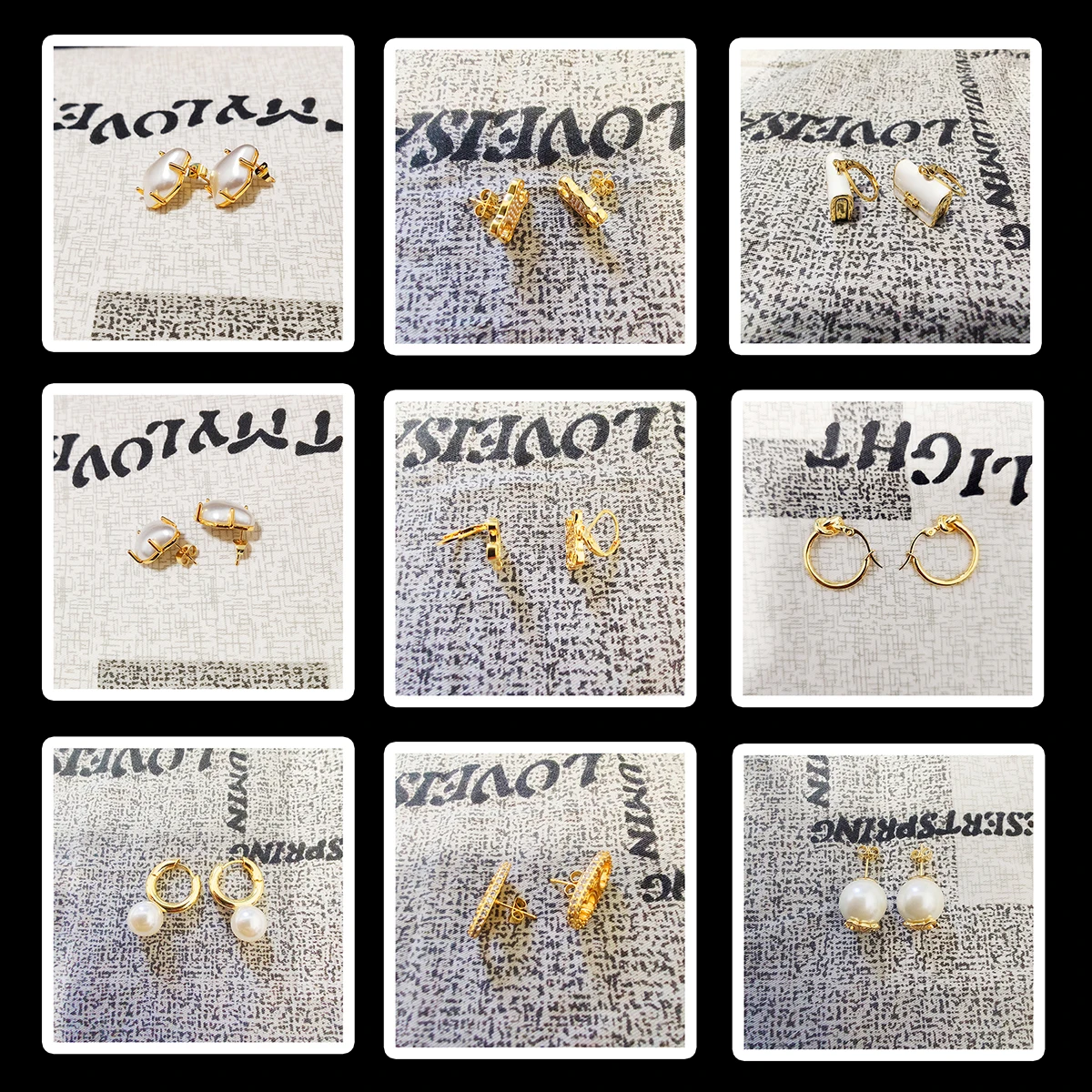 Bag enamel earrings female ins retro artificial oil drop big circle temperament jewelry pearl pendant necklace racer
Bag enamel earrings female ins retro artificial oil drop big circle temperament jewelry pearl pendant necklace racer