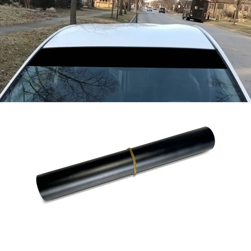 

Sticker Car Sun Strip 1pcs 1x For Windscreen Gloss Black Parts Portable Practical Vinyl 140 X 20CM/55 X 8\\\" Brand New