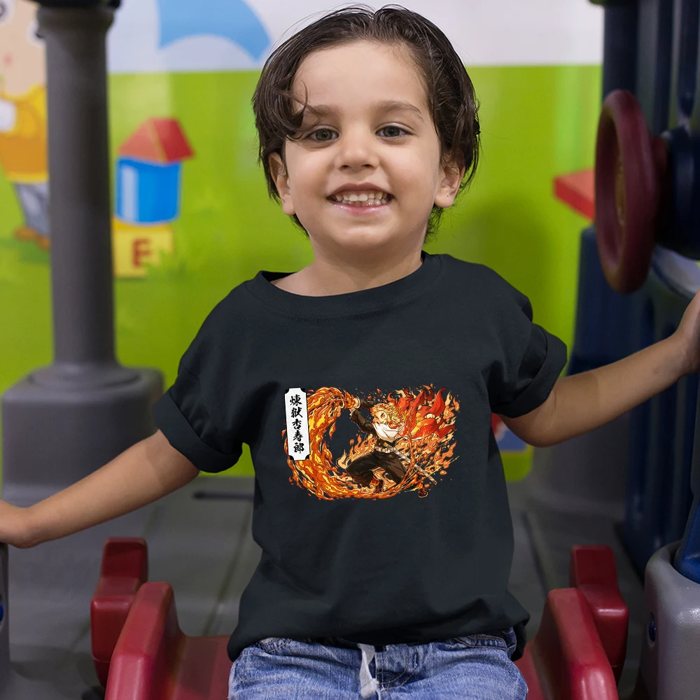Demon Slayer Fashion Kids T-shirt Rengoku Kyoujurou Print Hipster Cool Summer Casual Boy Clothes Anime Harajuku Children's Shirt
Demon Slayer Fashion Kids T-shirt Rengoku Kyoujurou Print Hipster Cool Summer Casual Boy Clothes Anime Harajuku Children's Shirt