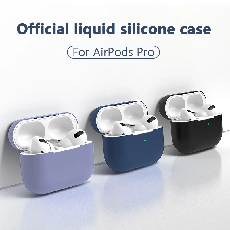 Official Liquid Silicone Case For AirPods Pro Case Wireless Bluetooth Charging Box Cover For Air Pods Pro Cover Accessories Skin
Official Liquid Silicone Case For AirPods Pro Case Wireless Bluetooth Charging Box Cover For Air Pods Pro Cover Accessories Skin