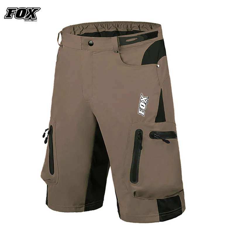 

Off-Road Bicycle Racing Motocross Shorts Fox Cycling Team Mountain Bike Bottoms Culottes Waterproof Pantaloncini Ciclismo Uomo