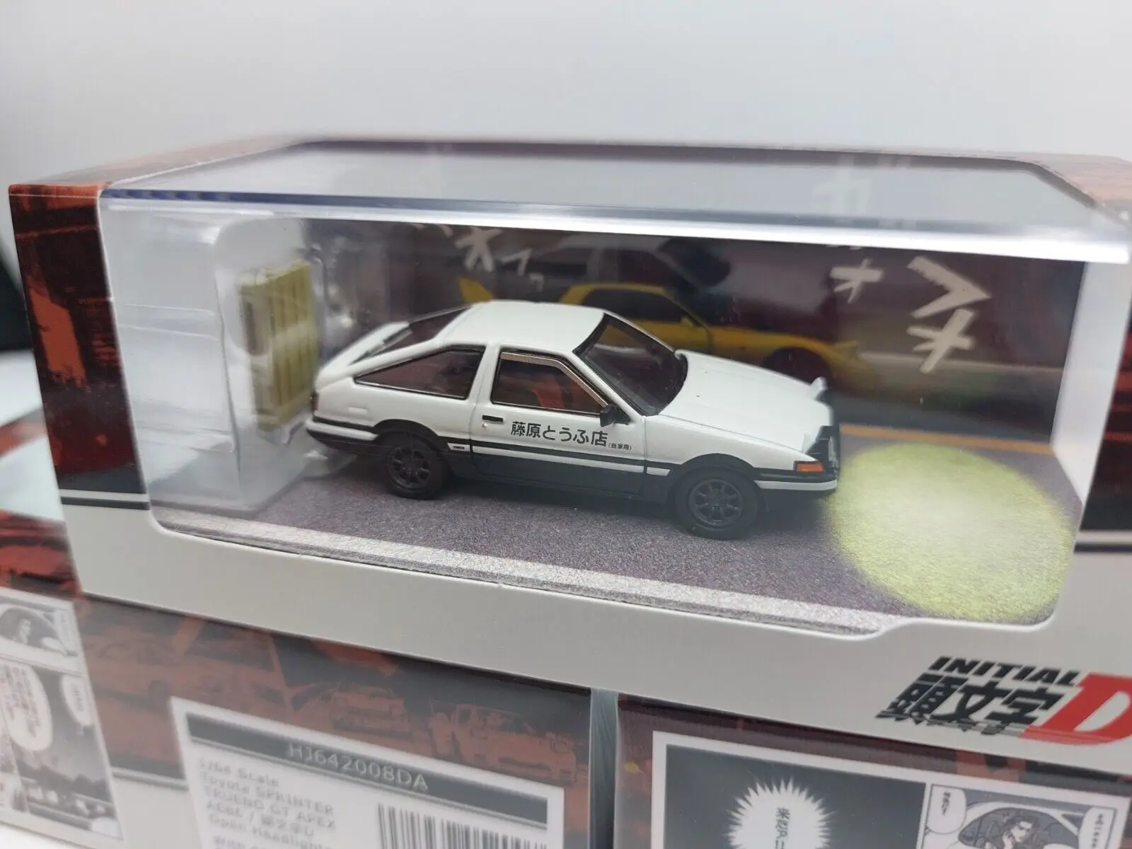 

Хобби Япония 1/64 инициал D Sprinter Trueno GT Apex AE86 открытые фары с двигателем литые модели автомобилей Коллекция Ограниченная серия