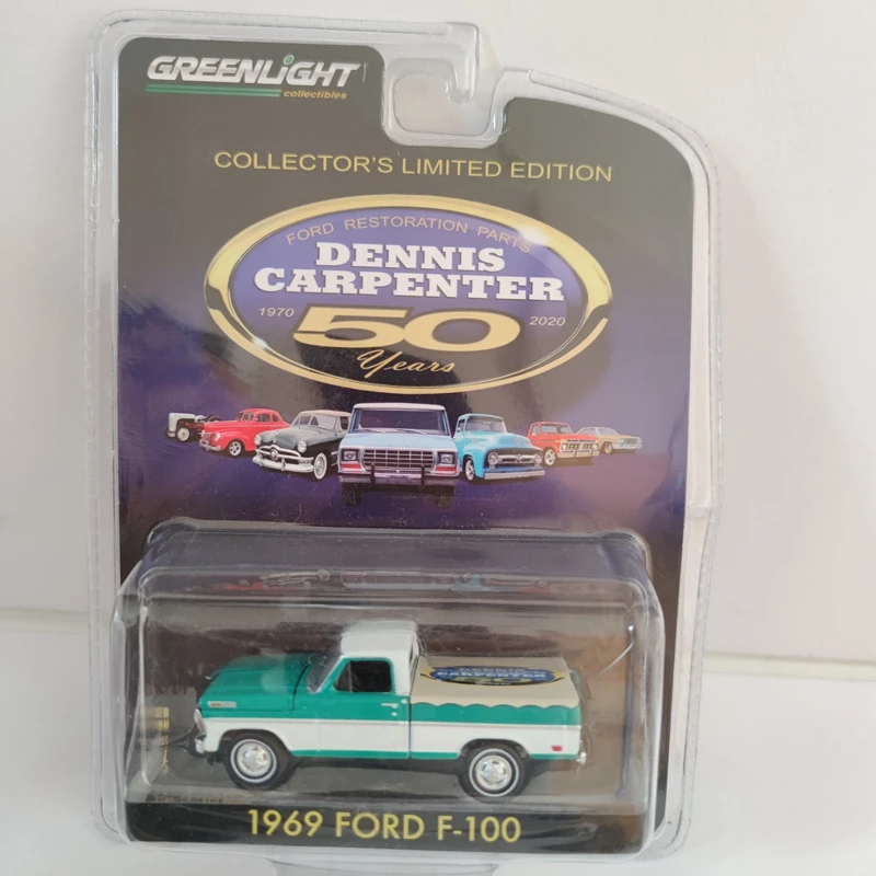 GreenLight 1:64 1969 FORD F-100 DENNIS CARPENTER1970-2020 Alloy car model
GreenLight 1:64 1969 FORD F-100 DENNIS CARPENTER1970-2020 Alloy car model