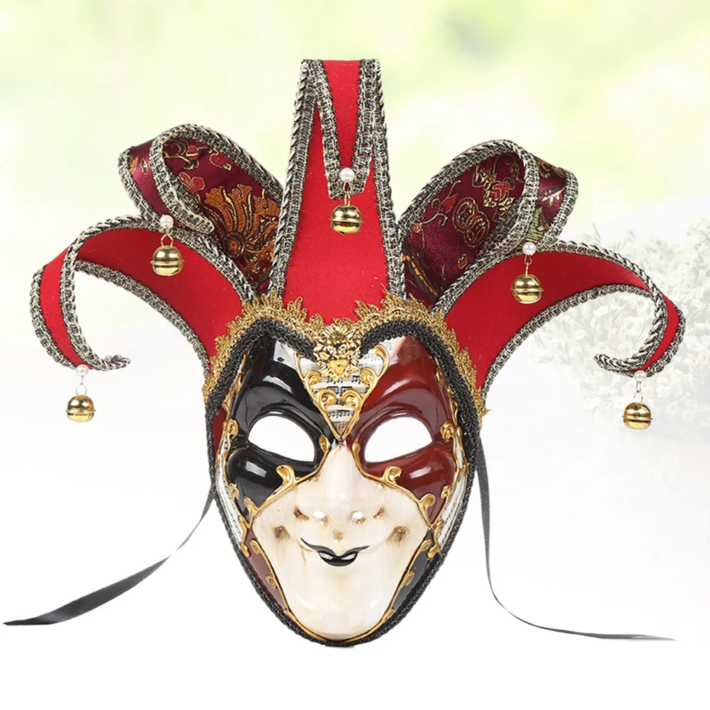 Full Scary Clown Cover Venetian Masquerade Costume Decorative Party Props Mardi Gras Costume Red
Full Scary Clown Cover Venetian Masquerade Costume Decorative Party Props Mardi Gras Costume Red
