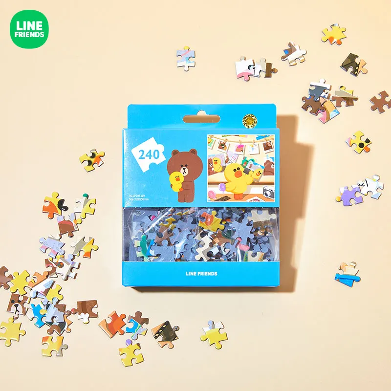 Line Friends Anime Creative Puzzle Kawaii Brown Children's Educational Decompression Jigsaw Toys Parent-Child Holiday Diy Toys
Line Friends Anime Creative Puzzle Kawaii Brown Children's Educational Decompression Jigsaw Toys Parent-Child Holiday Diy Toys
