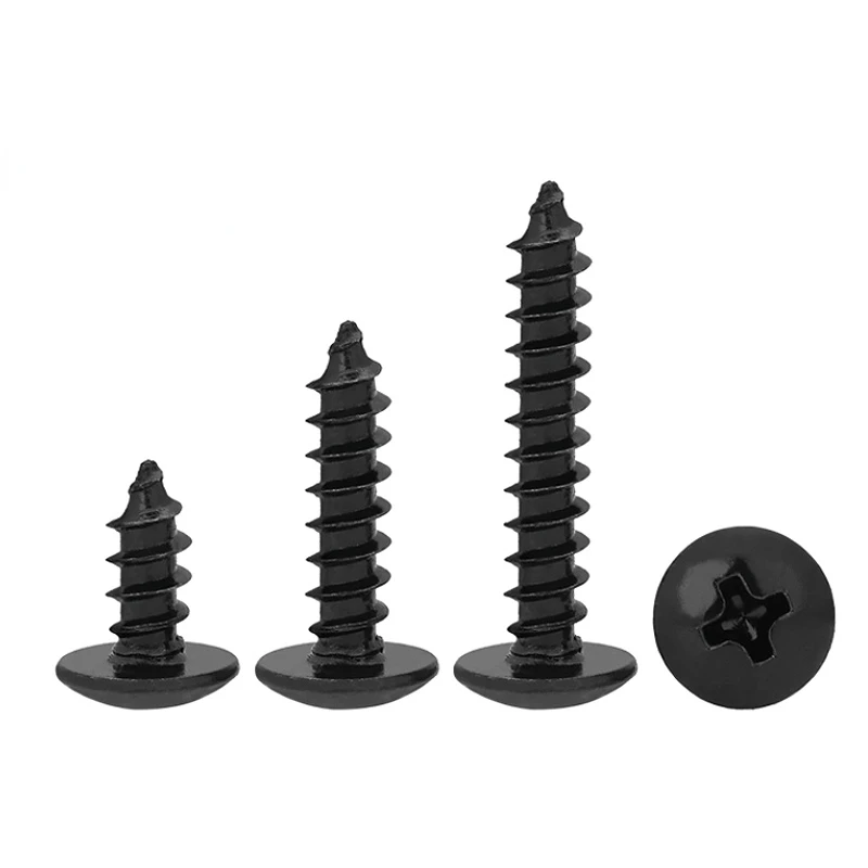 200pcs 4mm Cross Recessed Truss Head Self-tapping Screw Carbon Steel M4 Phillips Mushroom Head Wood Screw 8-40mm 16mm 20mm
200pcs 4mm Cross Recessed Truss Head Self-tapping Screw Carbon Steel M4 Phillips Mushroom Head Wood Screw 8-40mm 16mm 20mm
