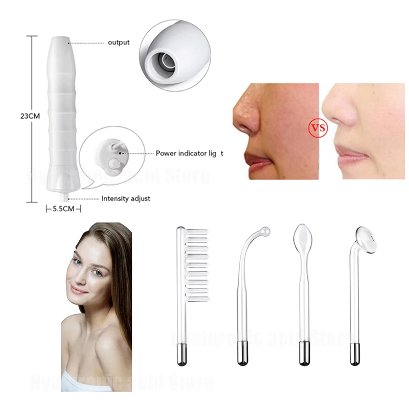 High Frequency Facial Machine Portable Wand Glass Electrotherapy Face Spa Spot Acne Wrinkles Remover Skin Care Salon Beauty Devi
High Frequency Facial Machine Portable Wand Glass Electrotherapy Face Spa Spot Acne Wrinkles Remover Skin Care Salon Beauty Devi