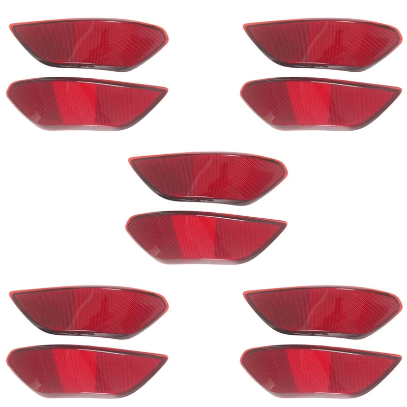 5 Pair Car Red Rear Bumper Rear Bumper Lamp Reflector For-Porsche Cayenne 2011-2014 95863110500 95863110600
5 Pair Car Red Rear Bumper Rear Bumper Lamp Reflector For-Porsche Cayenne 2011-2014 95863110500 95863110600