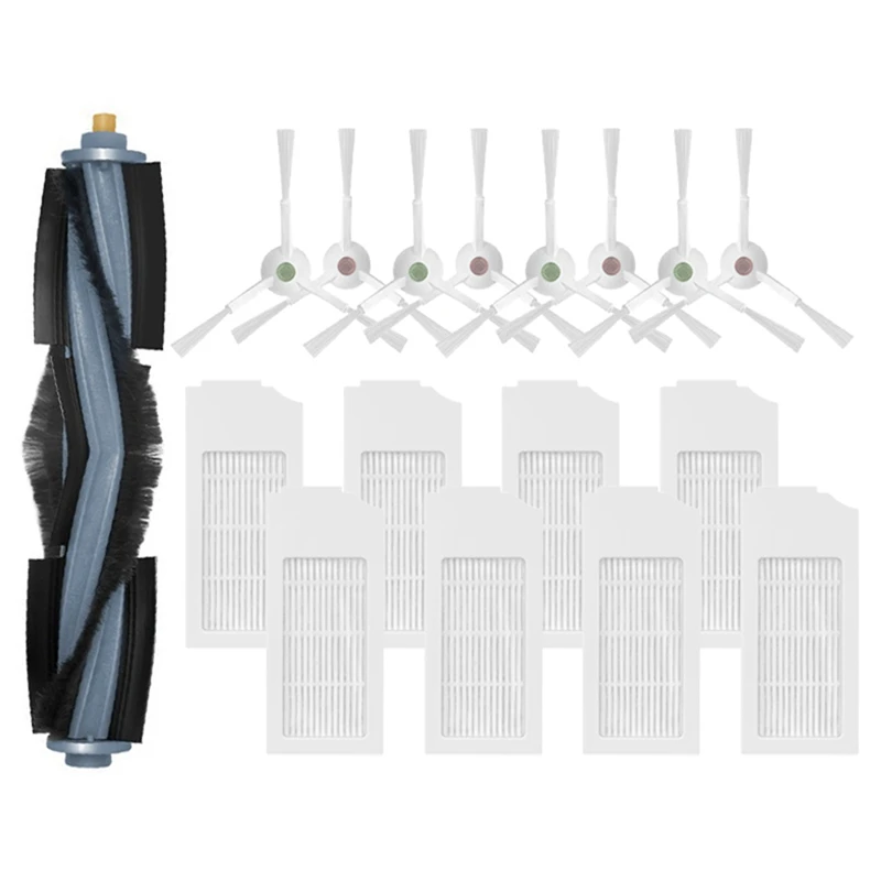 Запасные части для робота-пылесоса ECOVACS DEEBOT T10/T10, основная и боковая щетки, Сменный фильтр НЕРА
Запасные части для робота-пылесоса ECOVACS DEEBOT T10/T10, основная и боковая щетки, Сменный фильтр НЕРА